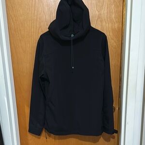 Black Hoodie with Drawstring